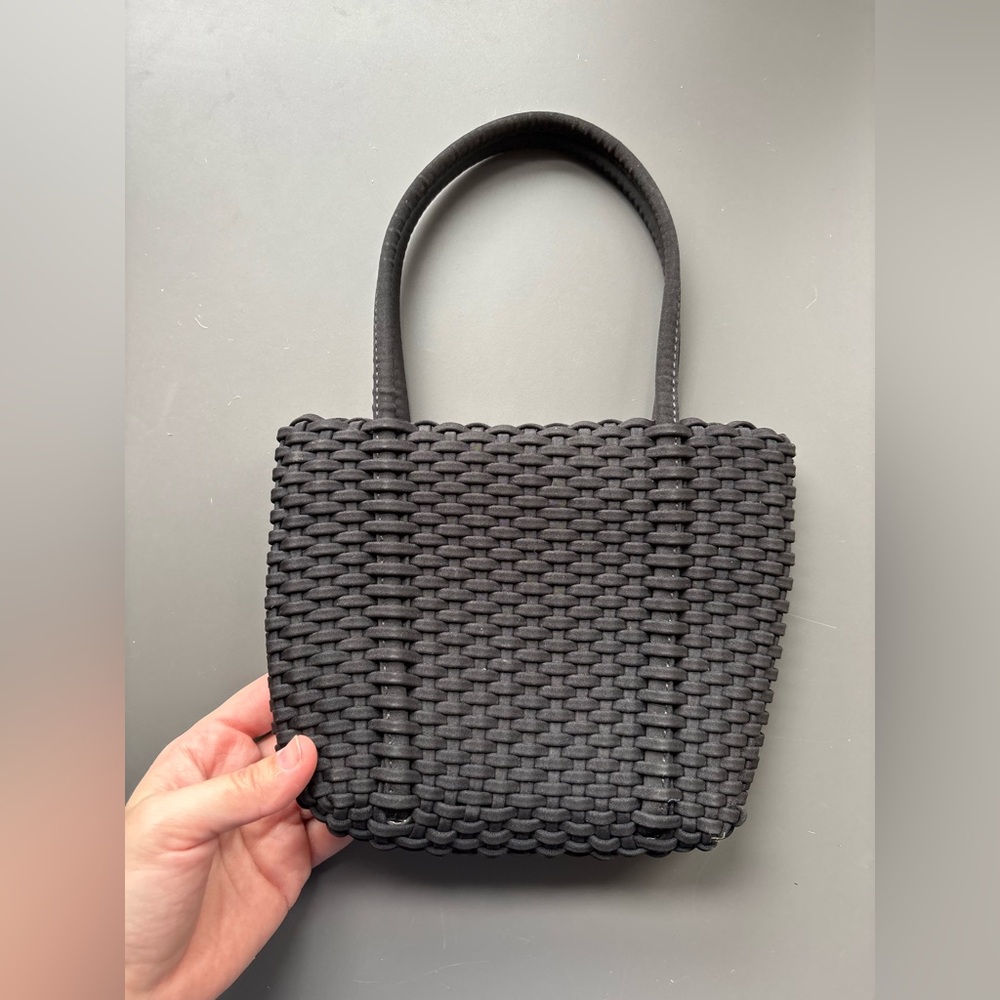 Vintage 90s Nine West Mini Woven Handbag